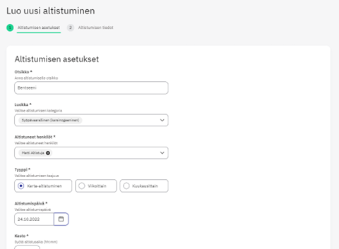 Pidä altistumisista kirjaa Chemical Managerilla