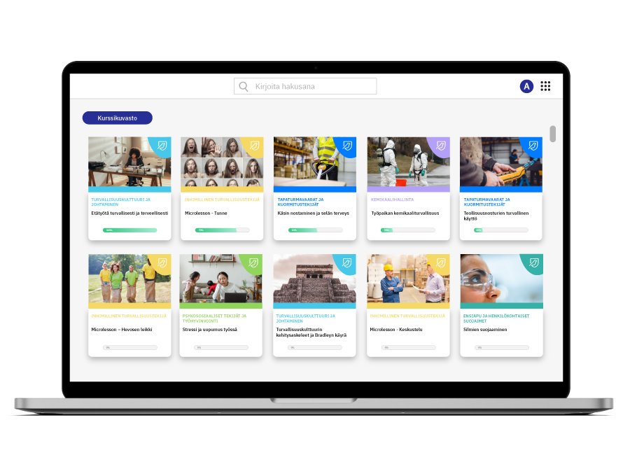 E-oppikirjasto Learning Manager -ohjelmistossa