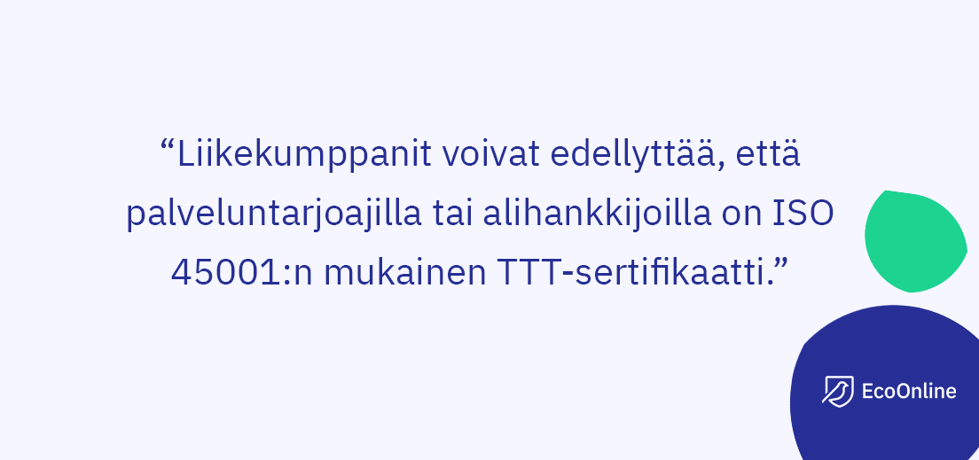 ISO-45001 sertifikaatti